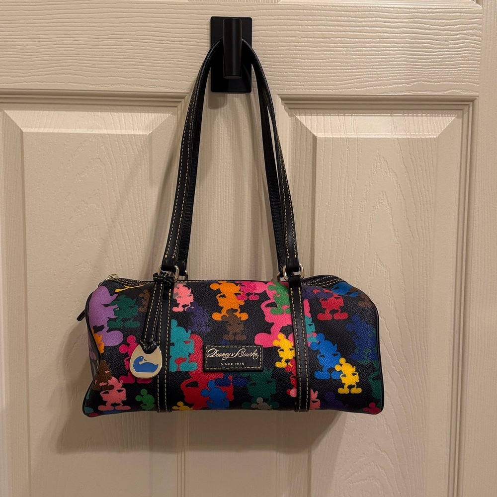 Mickey Mouse Silhouette Dooney & Bourke Barrel Purse (ca 2010)